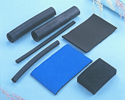 橡胶发泡（管材、片材、用作保温材料）